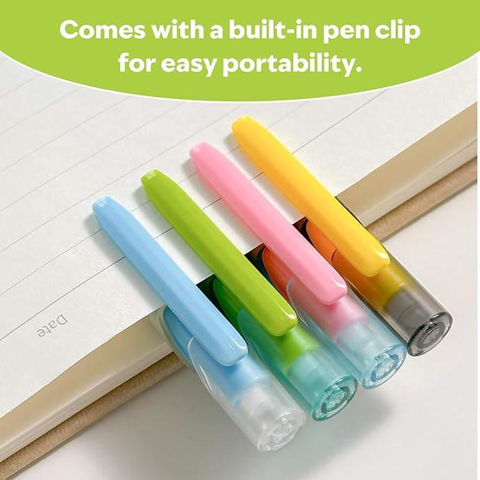Pens Fine Point Smooth Writing Pens, 0.5mm Black Gel Ink pen, Quick-Dry Retractable with Silicone Grip, 4 Pcs - Morandi Colors for Office, School Supplies & Journaling (6 pcs Colorful)