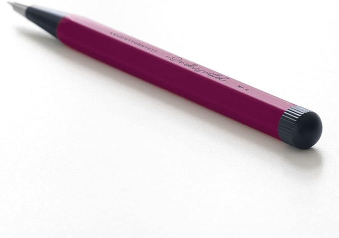 LEUCHTTURM1917 - Drehgriffel Mechanical Pencil - Refillable Writing Stylus with 0.7 mm HB Graphite Lead (White)