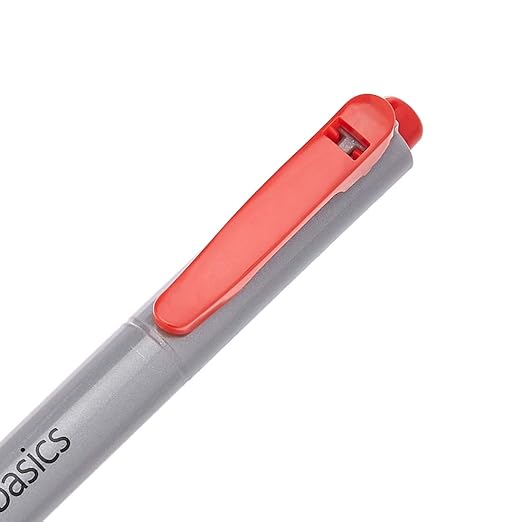 Amazon Basics Retractable Permanent Markers, Versatile Art Supplies for Home, School, and Office Use, 12 Count, Assorted Colors