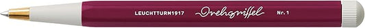 LEUCHTTURM1917 - Drehgriffel Writing Pen (Port Red) - Gel Pen with Black Ink Included