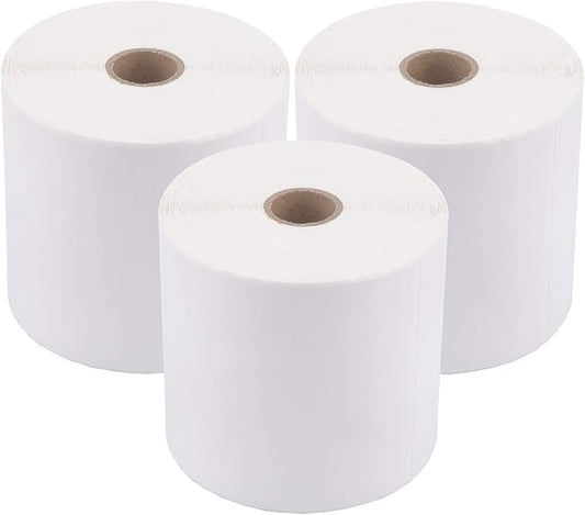 enKo (3 Rolls, 1350 Labels) 4 x 6 Direct Thermal Address & Shipping Labels - Compatible 4x6 Shipping Label for Zebra Printer 2844 ZP450 ZP-500 ZP-505, Rollo, Eltron, Neatoscan