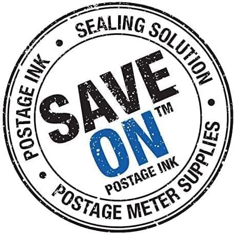 Save On Postage Ink IXINK1 Compatible Quadient Std Ink Cartridge for iX-1 Series, 2 Pack