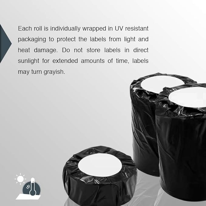 BETCKEY - Compatible DYMO 1744907 4x6 Shipping Labels, Perforated, Compatible with DYMO Labelwriter 4XL Rollo & Zebra, NOT Fit 5XL [12 Rolls/2640 Labels]