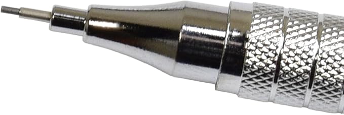 PIPER Quadrata Metal Mechanical Pencil 0.7mm with Erasers and HB #2 Lead Refills for Art, Sketching, Writing, Drafting (BluVerde)