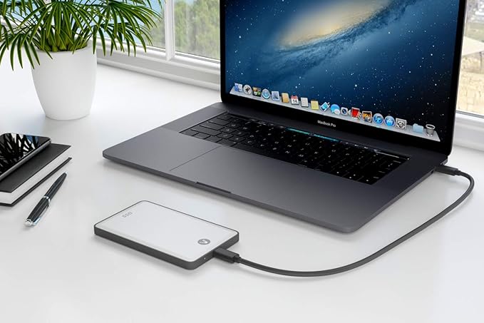 4TB External SSD USB-C Portable Solid State Drive (USB 3.1 Gen 2) | 3D NAND Flash | Rapid