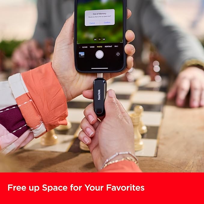 SanDisk 128GB Phone Drive for Android - The 2-in-1 USB for Smartphones, Tablets, and Computers - Thumb Drive with USB Type-C and Type-A Connectors, Purple Opulence - SDDDC6-128G-G46PO