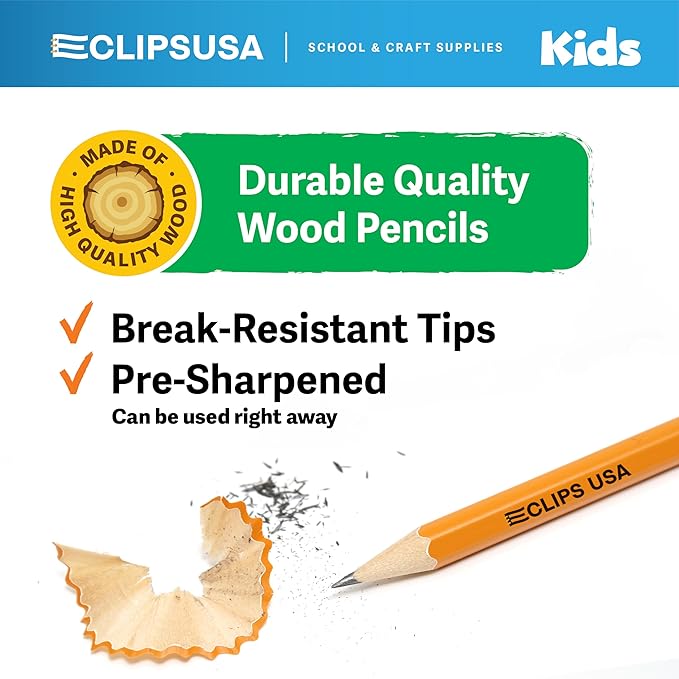 Pre-Sharpened Pencils Bulk, Pencil #2, Number 2 pencils, School Supplies Bulk, Office Supplies Bulk, 12 Pencil Per Box (1 Box)