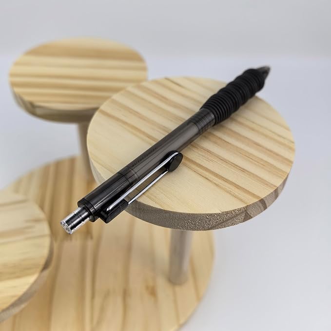 Fengtaiyuan Black Ink, 0.5mm, Retractable Gel Ink Rollerball Pens, Extra Fine, Comfortable Grip, Easy Hold, Writting Smooth, 12 Pack (BlackZS05P12)