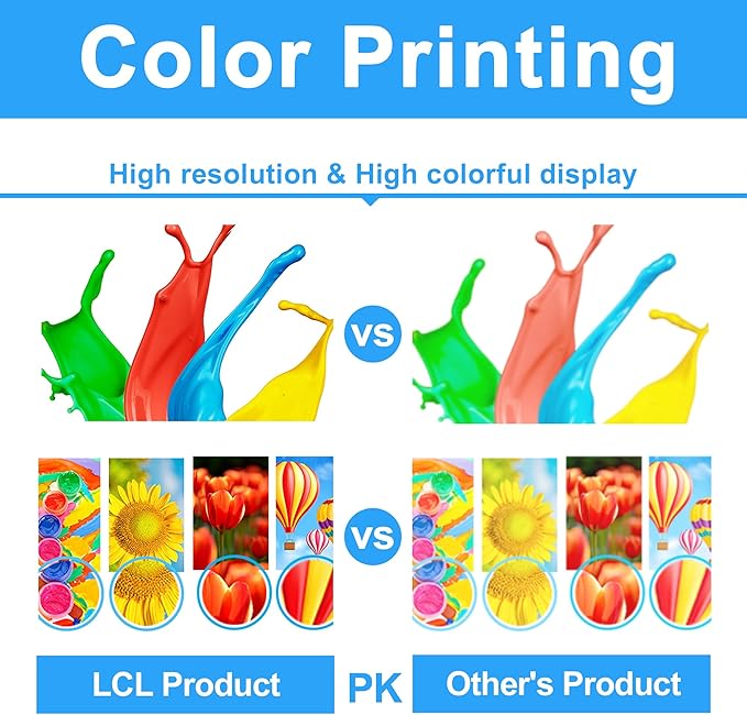 LCL Compatible Ink Cartridge Replacement for Brother LC105 XXL LC1053PK LC105C LC105M LC105Y 1200 Pages MFC-J4710DW MFC-J4610DW MFC-J4510DW MFC-J4410DW MFC-J6520DW MFC-J6720DW MFC-J6920DW (2C2M2Y)