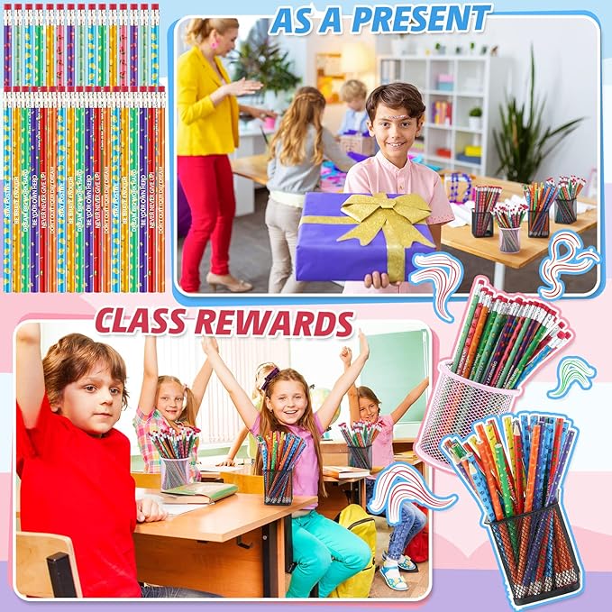 120 Pcs Scented Pencils Bulk for Kids Inspirational Motivational Cute Fun Fruit Wood Smelly Graphite Pencils with Erasers for School Classroom Office Students Girls Boys Gifts Supplies